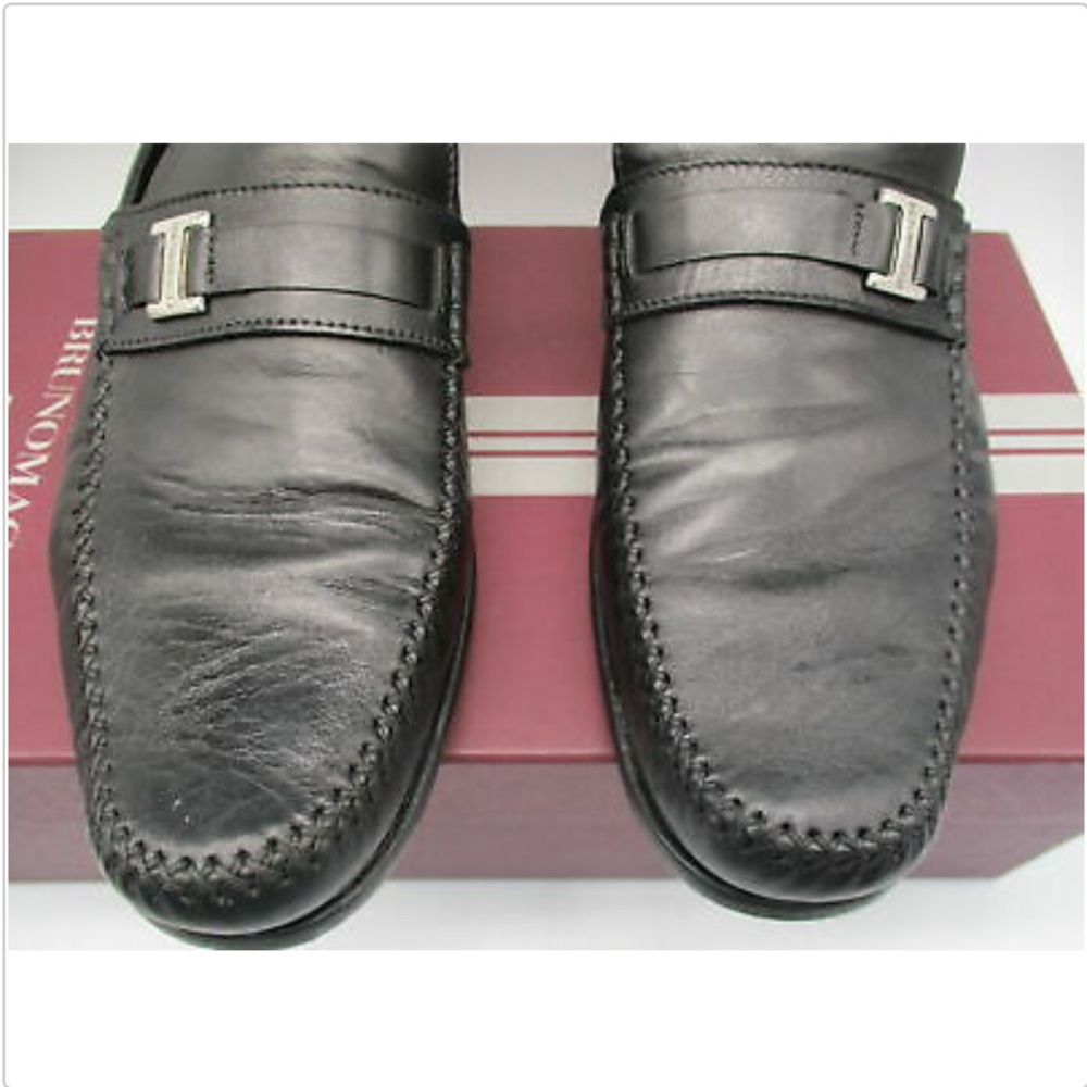 BRUNO MAGLI black amalfi leather loafers - Picture 3 of 6